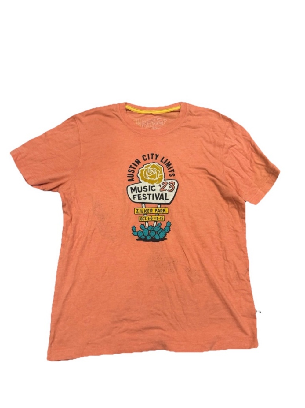 Howler Brothers Orange Austin City Limits 'Music Festival' Short Sleeve Tee